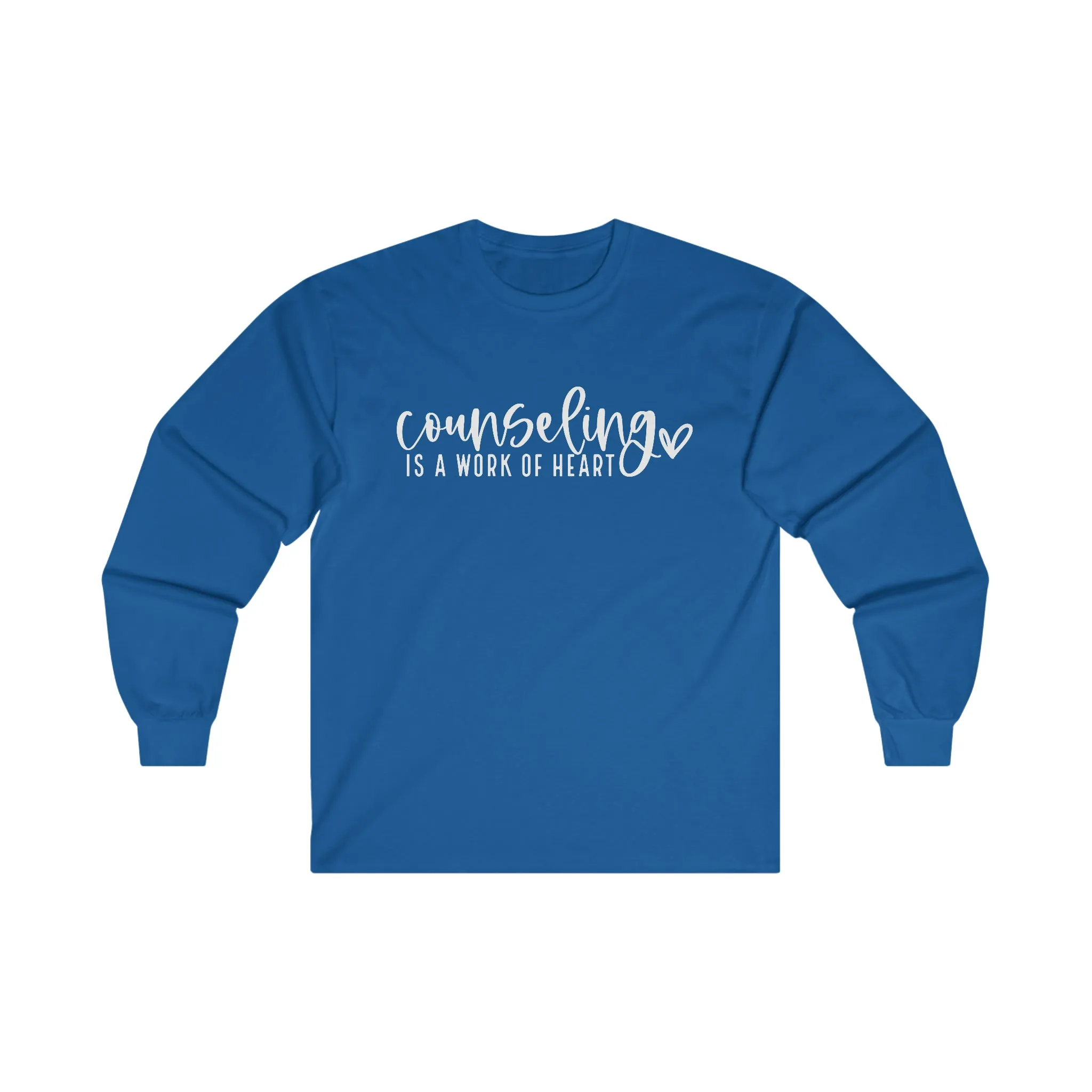 Counseling Work Of Heart Long Sleeve Shirt