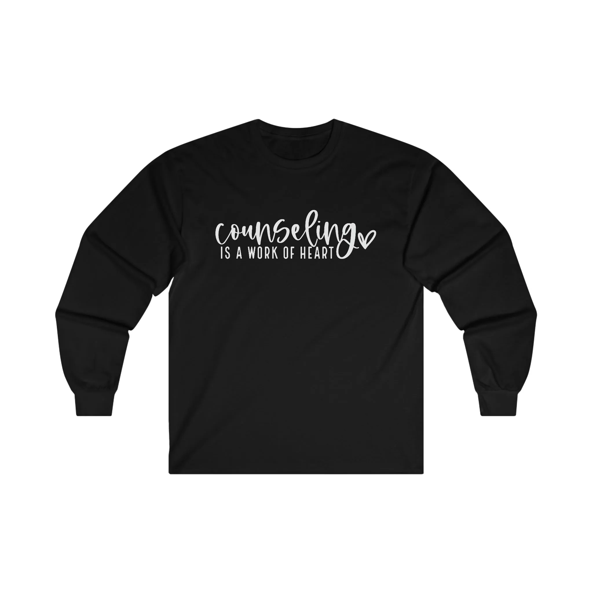 Counseling Work Of Heart Long Sleeve Shirt