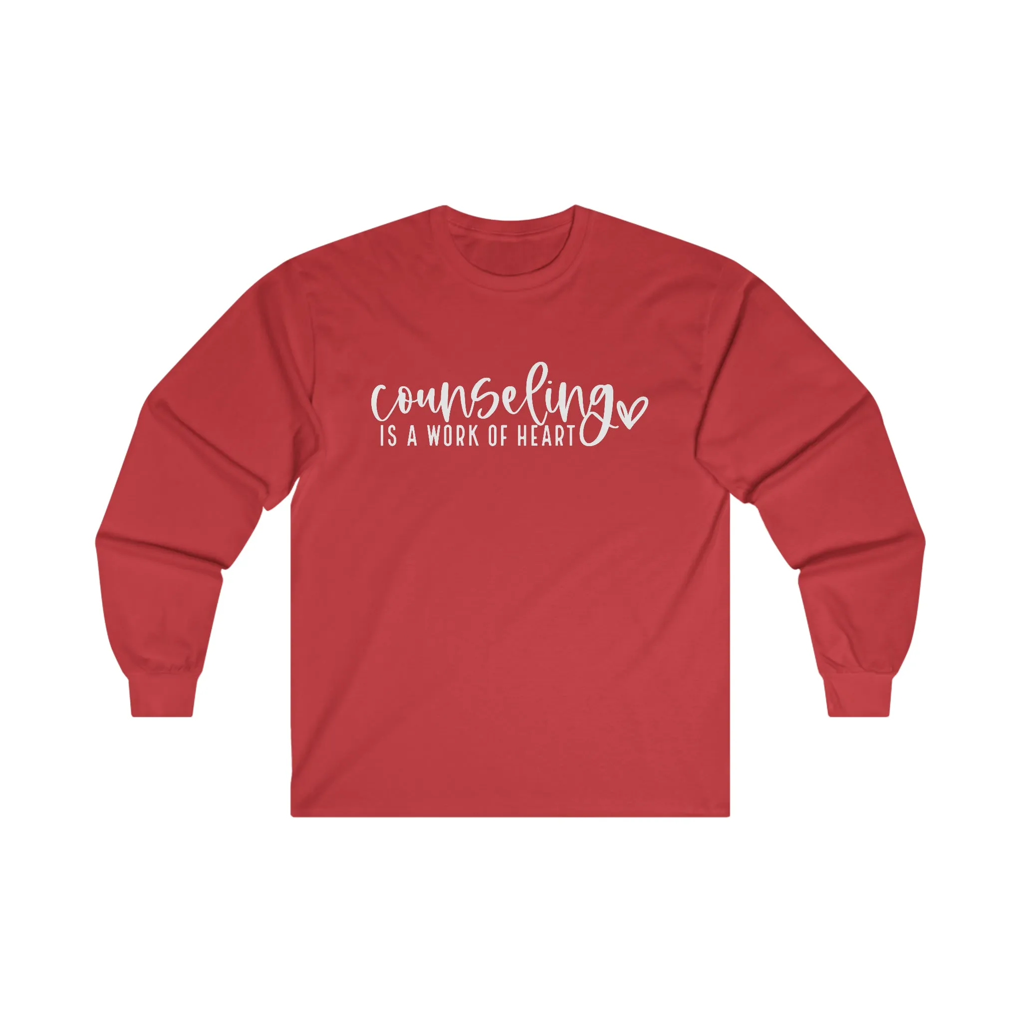 Counseling Work Of Heart Long Sleeve Shirt