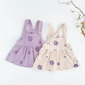 Daisy Embroidered Overall