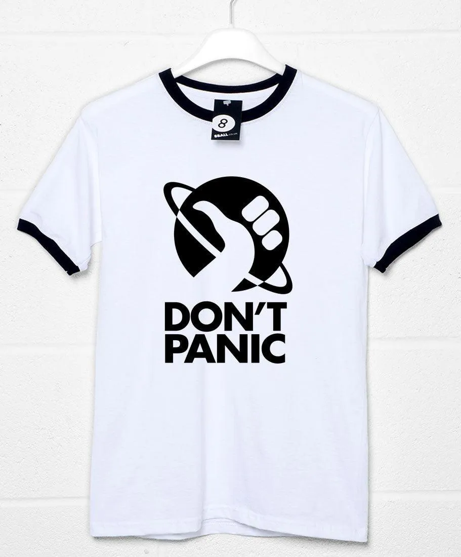 Don't Panic Hitcher Ringer T-Shirt
