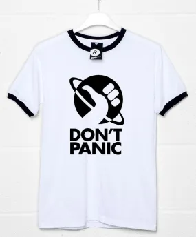 Don't Panic Hitcher Ringer T-Shirt