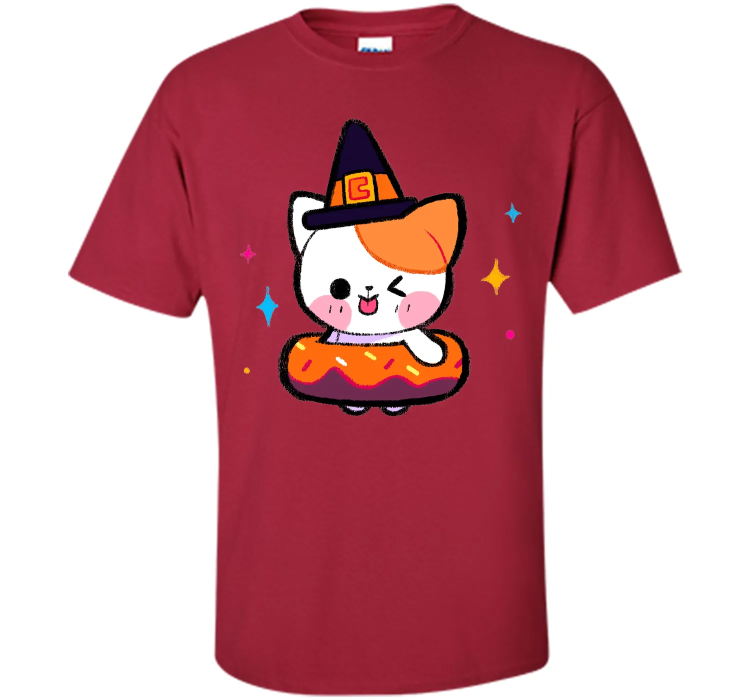 Donut Cat Witch T-Shirt