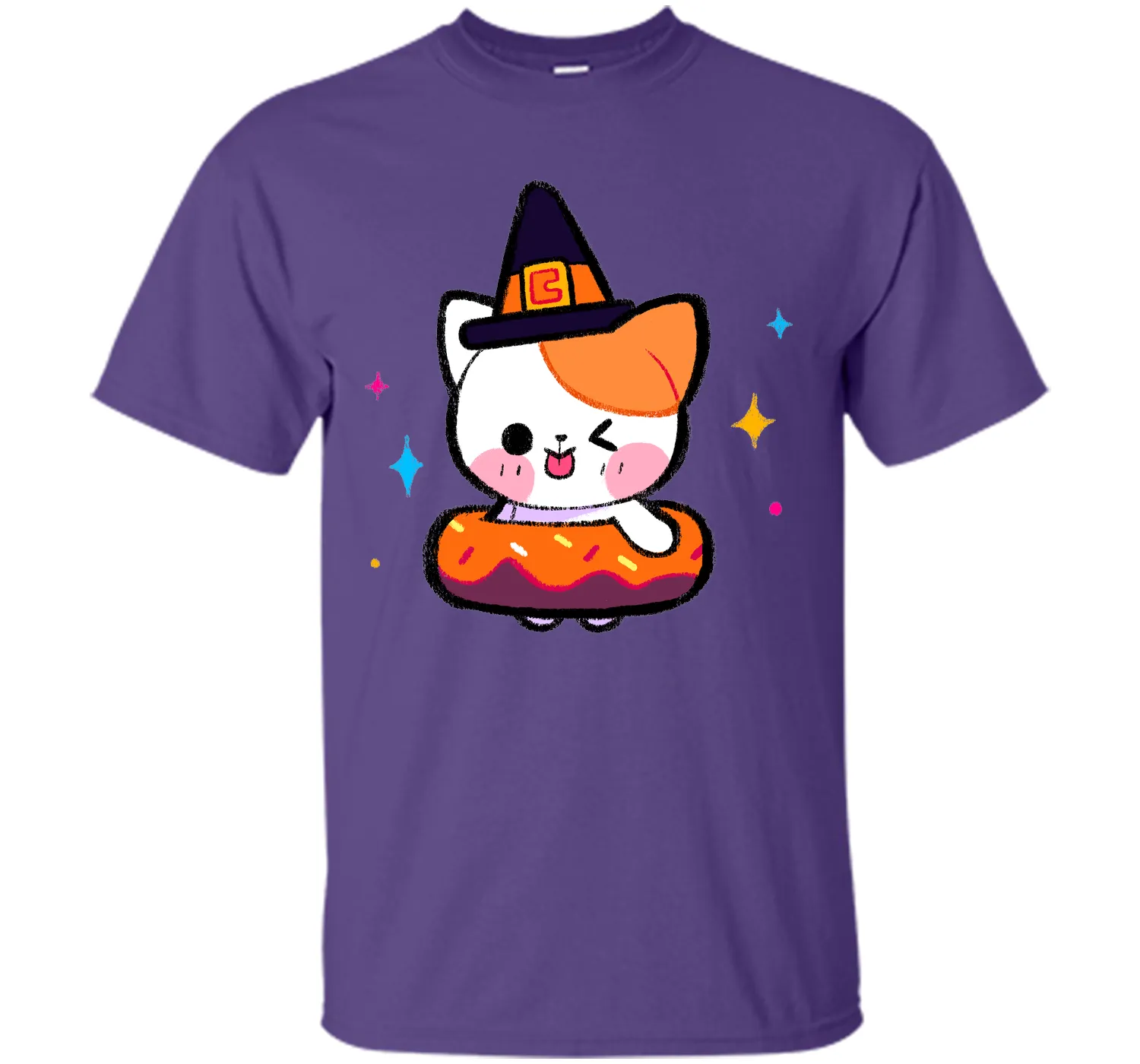 Donut Cat Witch T-Shirt