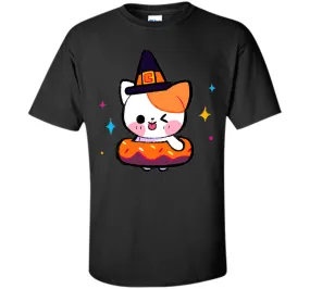 Donut Cat Witch T-Shirt