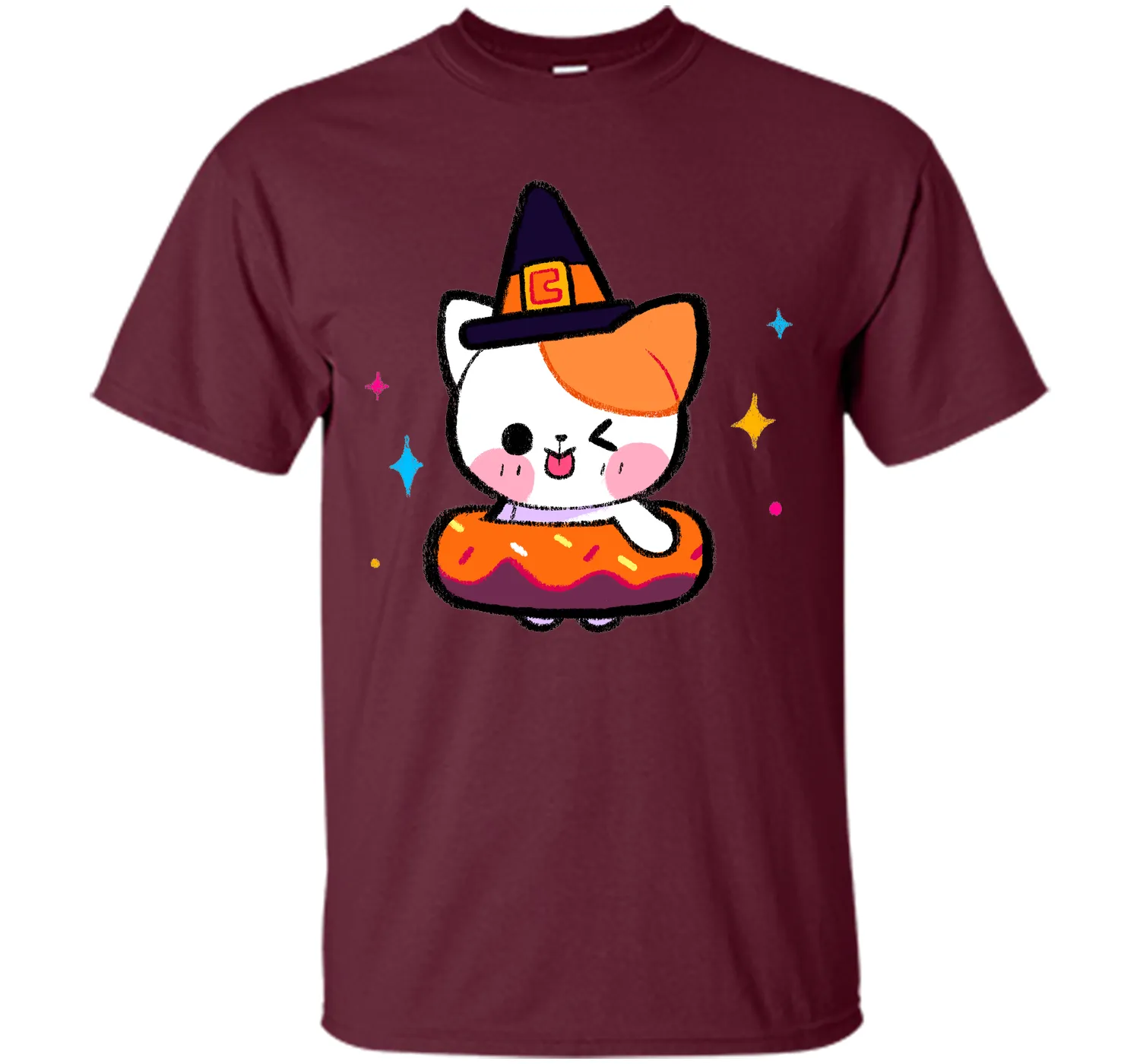 Donut Cat Witch T-Shirt