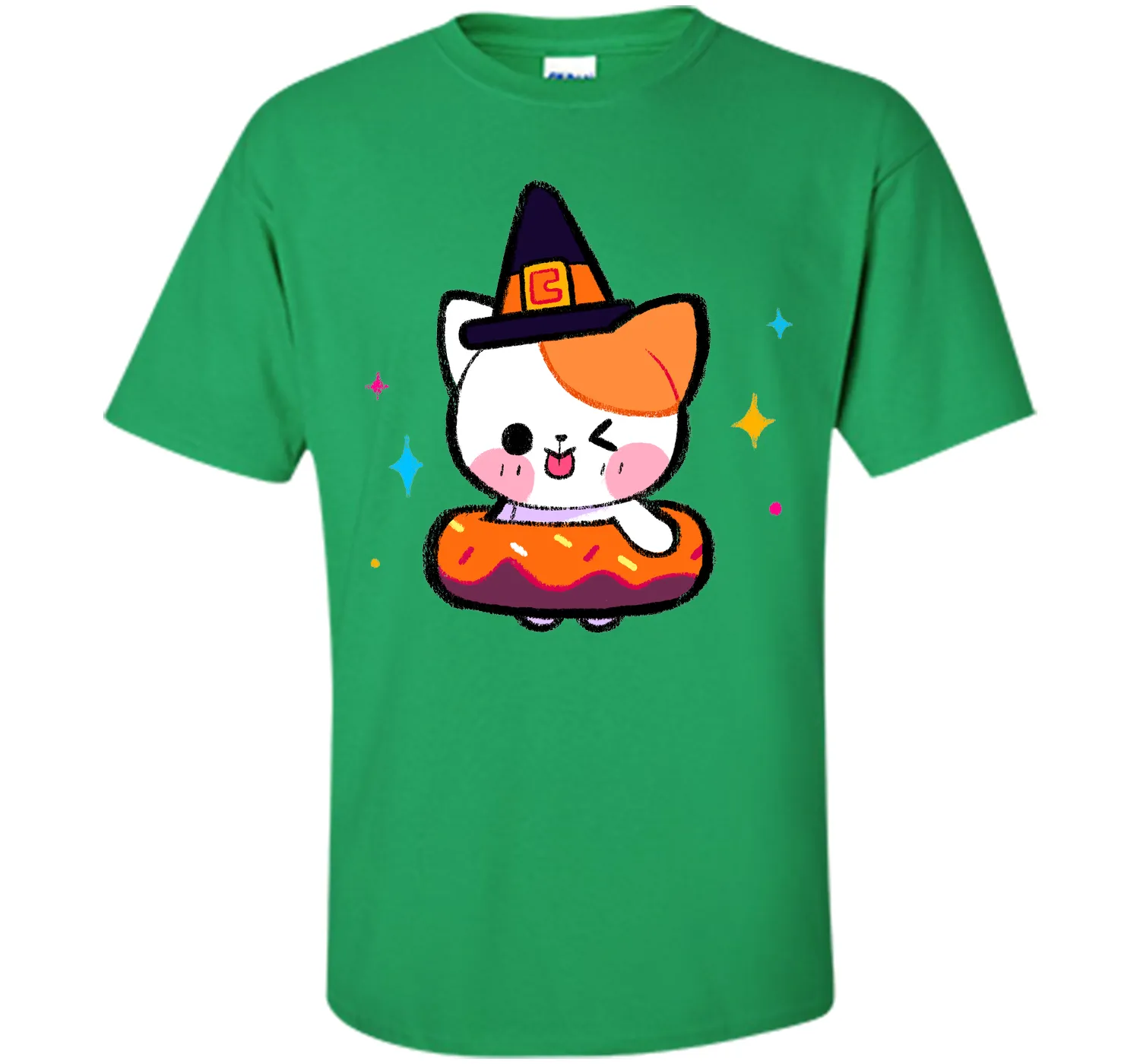 Donut Cat Witch T-Shirt