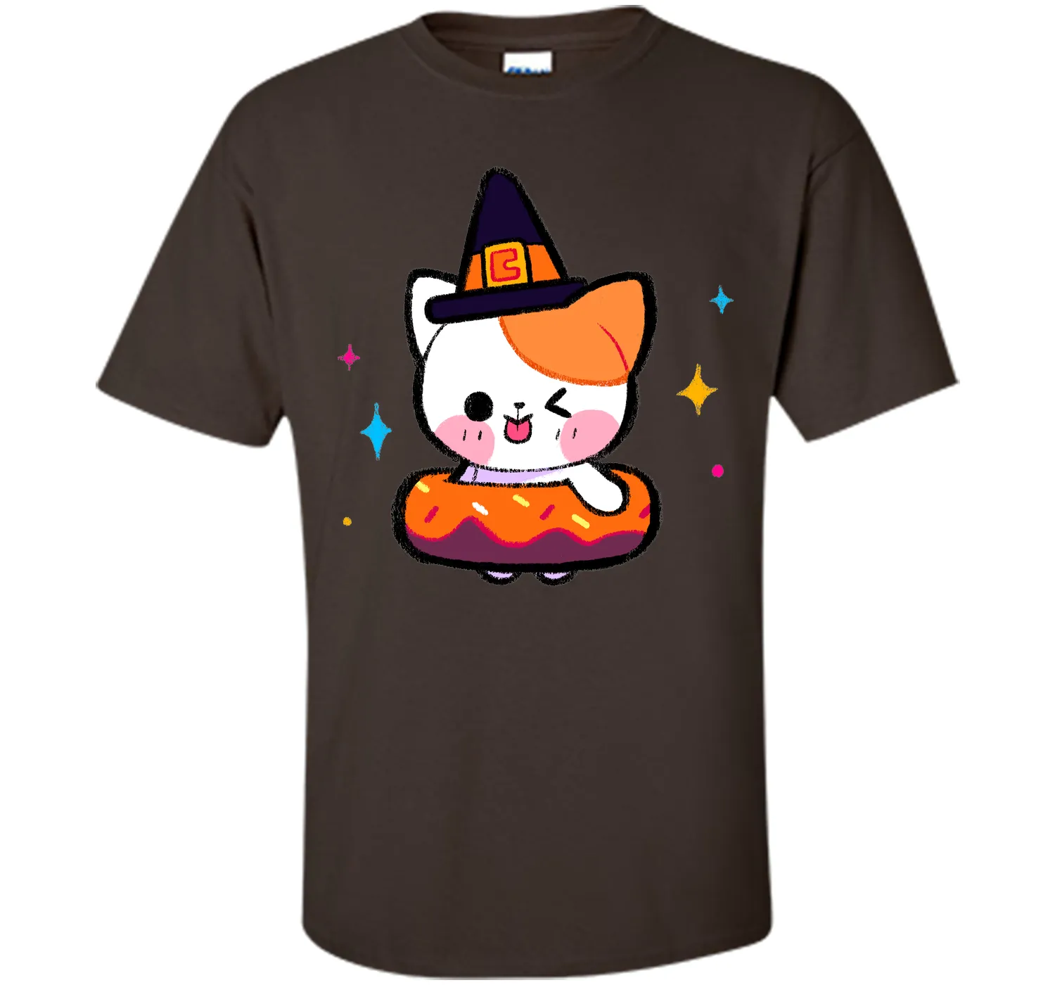 Donut Cat Witch T-Shirt