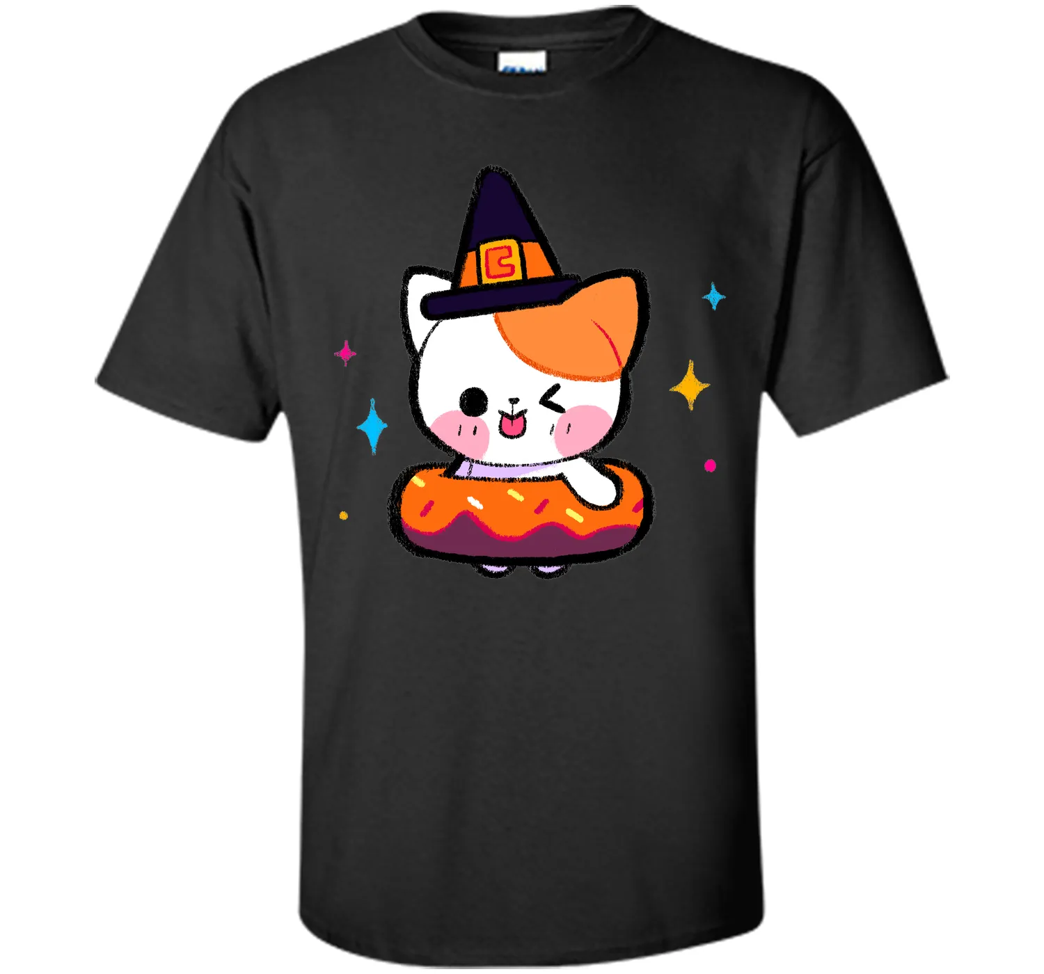 Donut Cat Witch T-Shirt