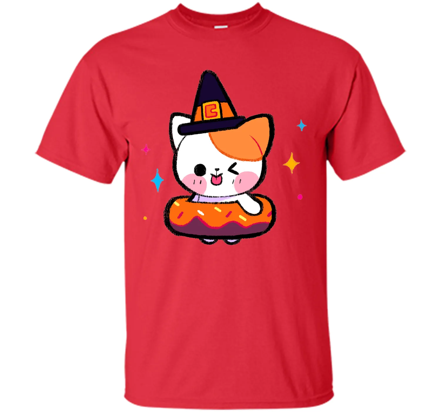 Donut Cat Witch T-Shirt