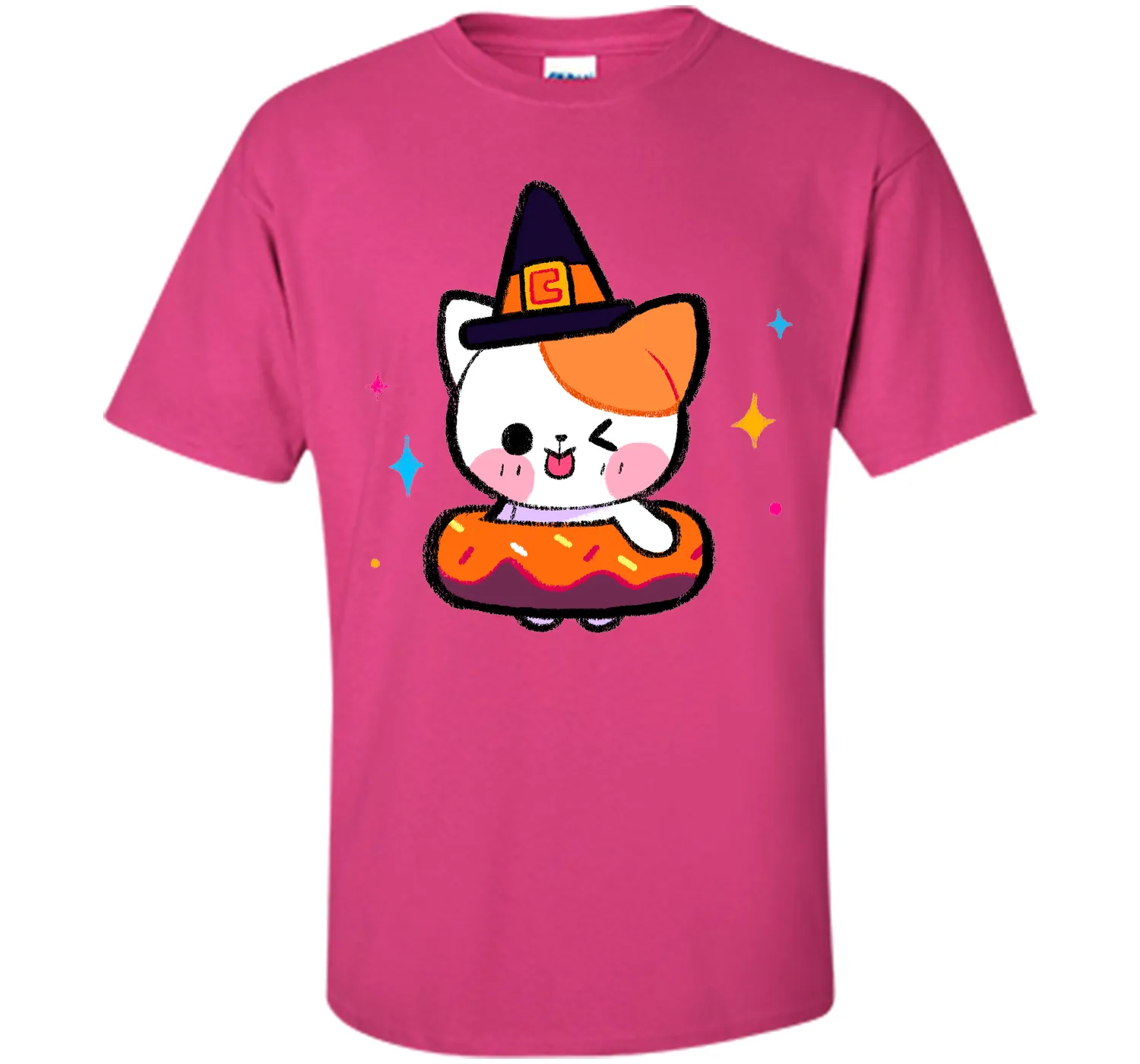 Donut Cat Witch T-Shirt