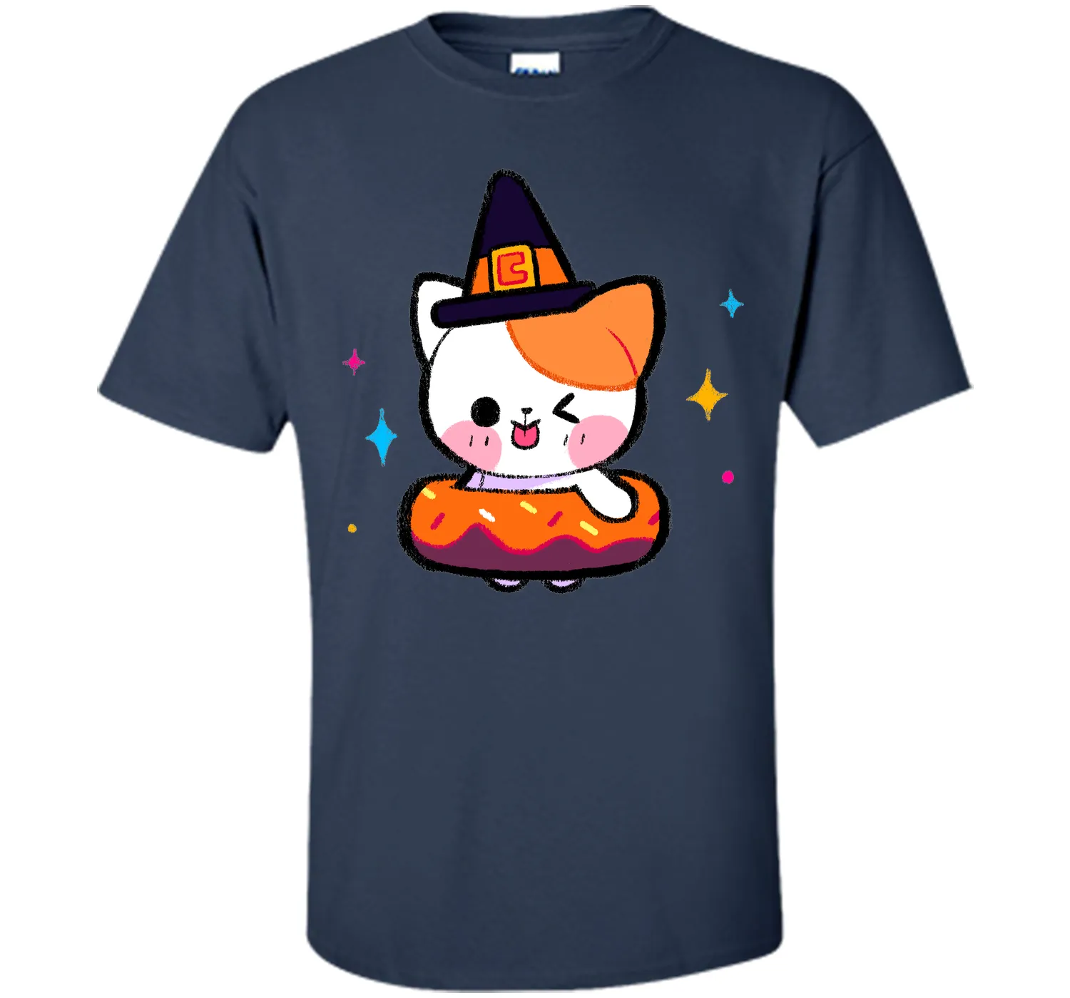 Donut Cat Witch T-Shirt