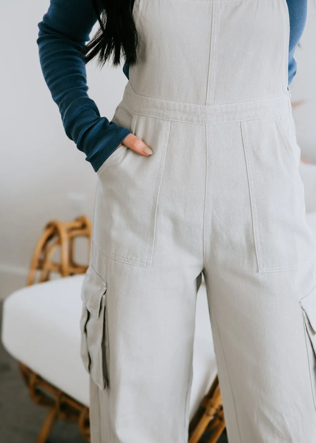 Drue Cargo Overall Jumpsuit