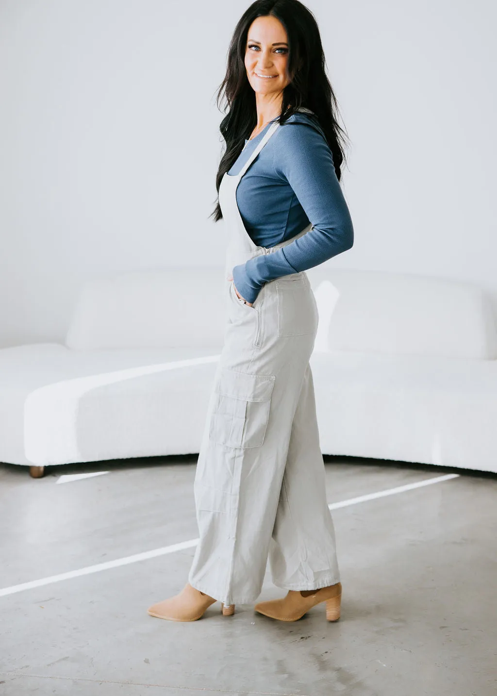 Drue Cargo Overall Jumpsuit