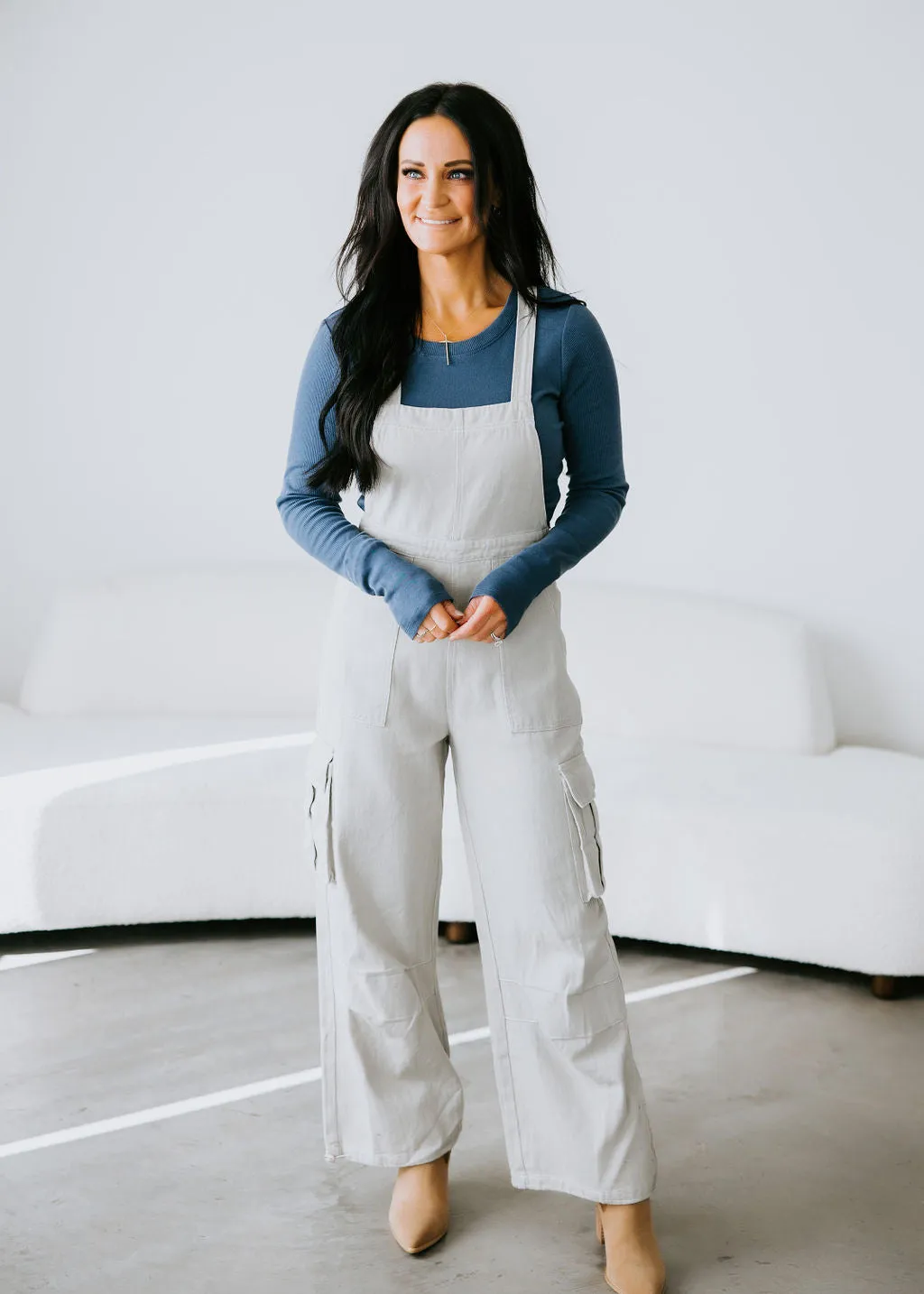 Drue Cargo Overall Jumpsuit