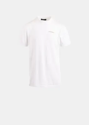Embroidered Organic Cotton T-Shirt White