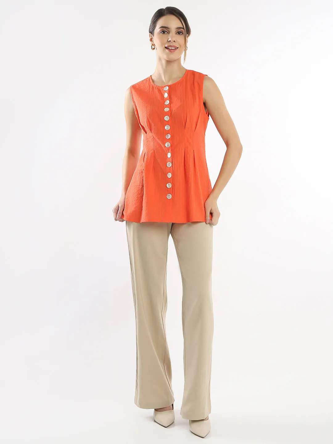 Estelle Bright Red Shirt