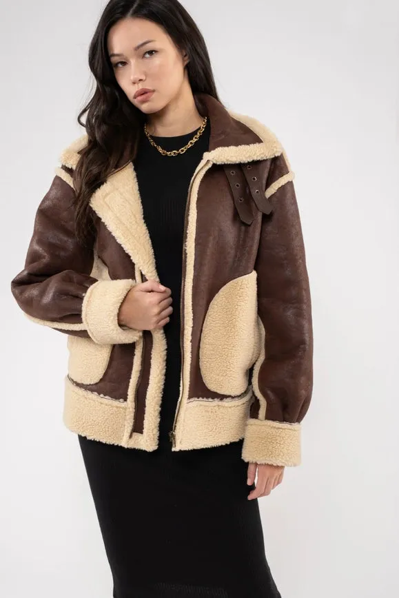 Faux Fur Mustang Jacket