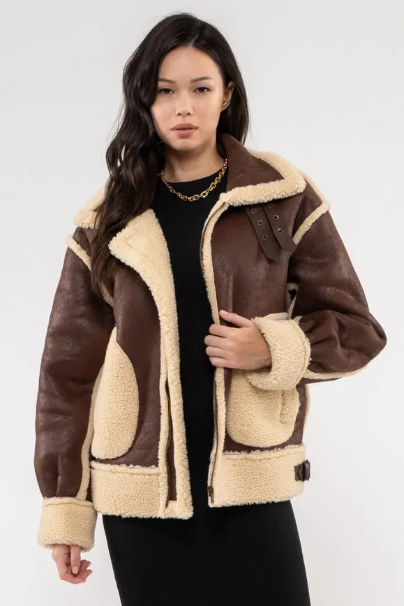 Faux Fur Mustang Jacket