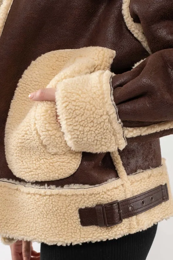 Faux Fur Mustang Jacket