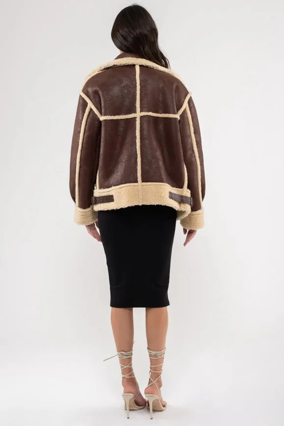 Faux Fur Mustang Jacket