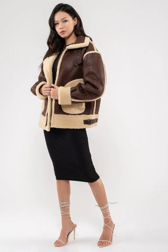 Faux Fur Mustang Jacket