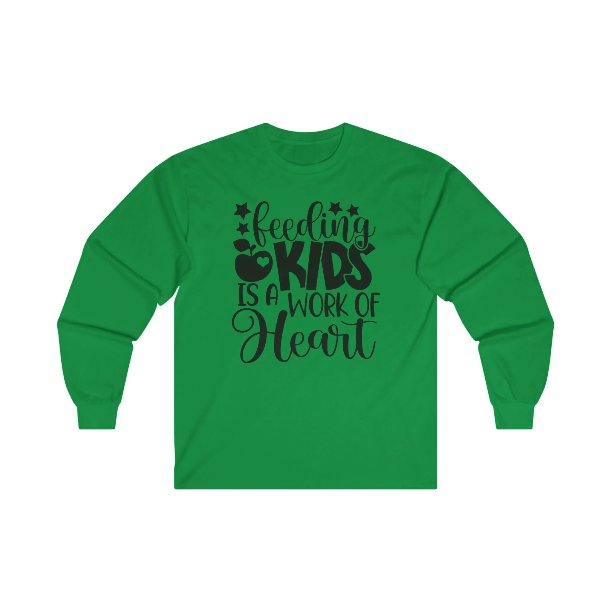 Feeding Kids Long Sleeve Shirt