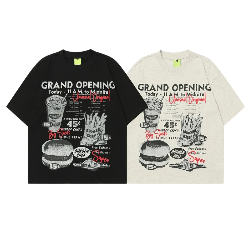 “Fun Burger Pure Cotton” T-shirt