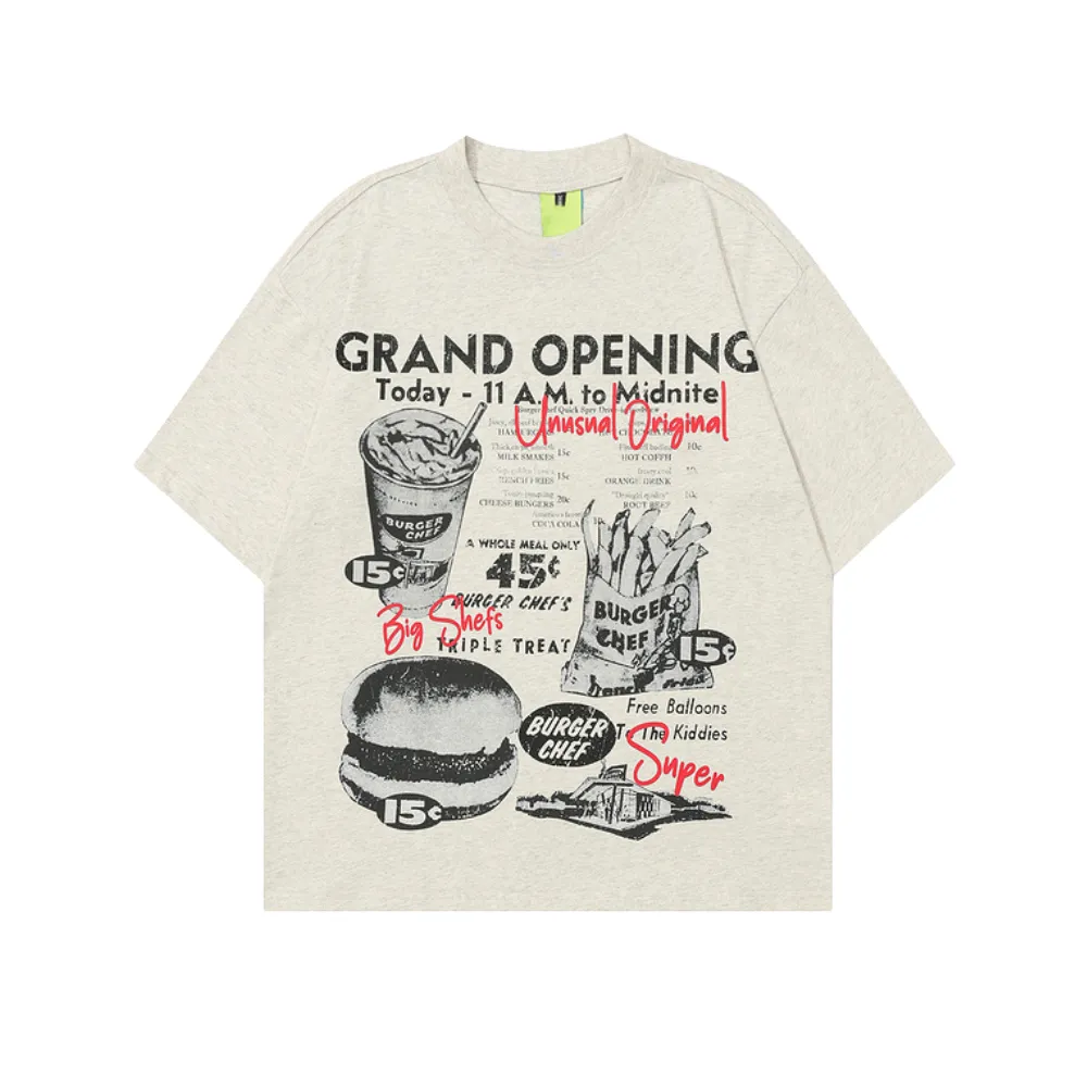 “Fun Burger Pure Cotton” T-shirt