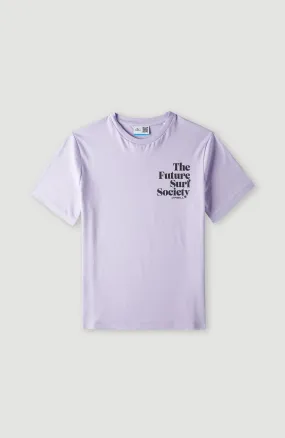 Future Surf Society T-Shirt | Purple Rose