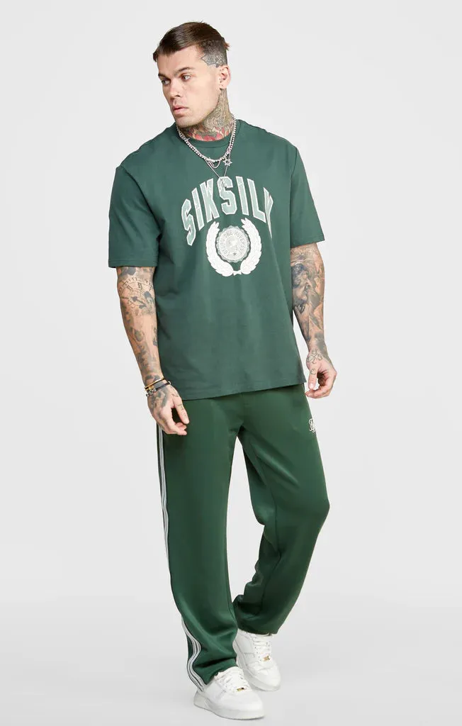 Green Oversized Graphic T-Shirt