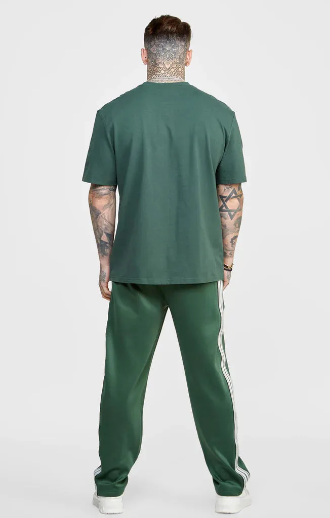 Green Oversized Graphic T-Shirt