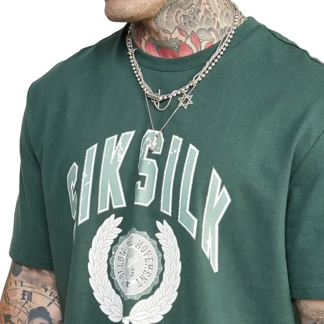 Green Oversized Graphic T-Shirt