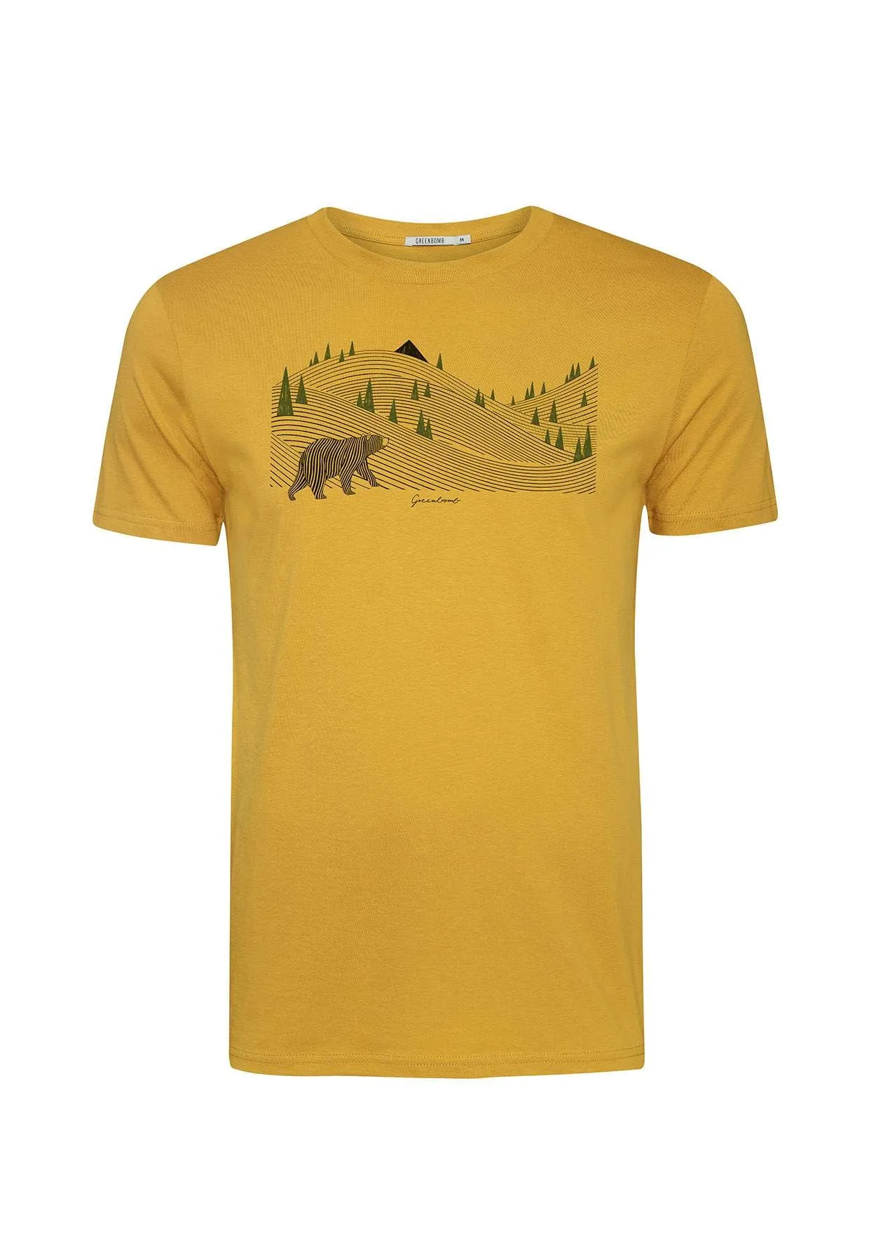Greenbomb Animal Bearland Guide GOTS - Ochre