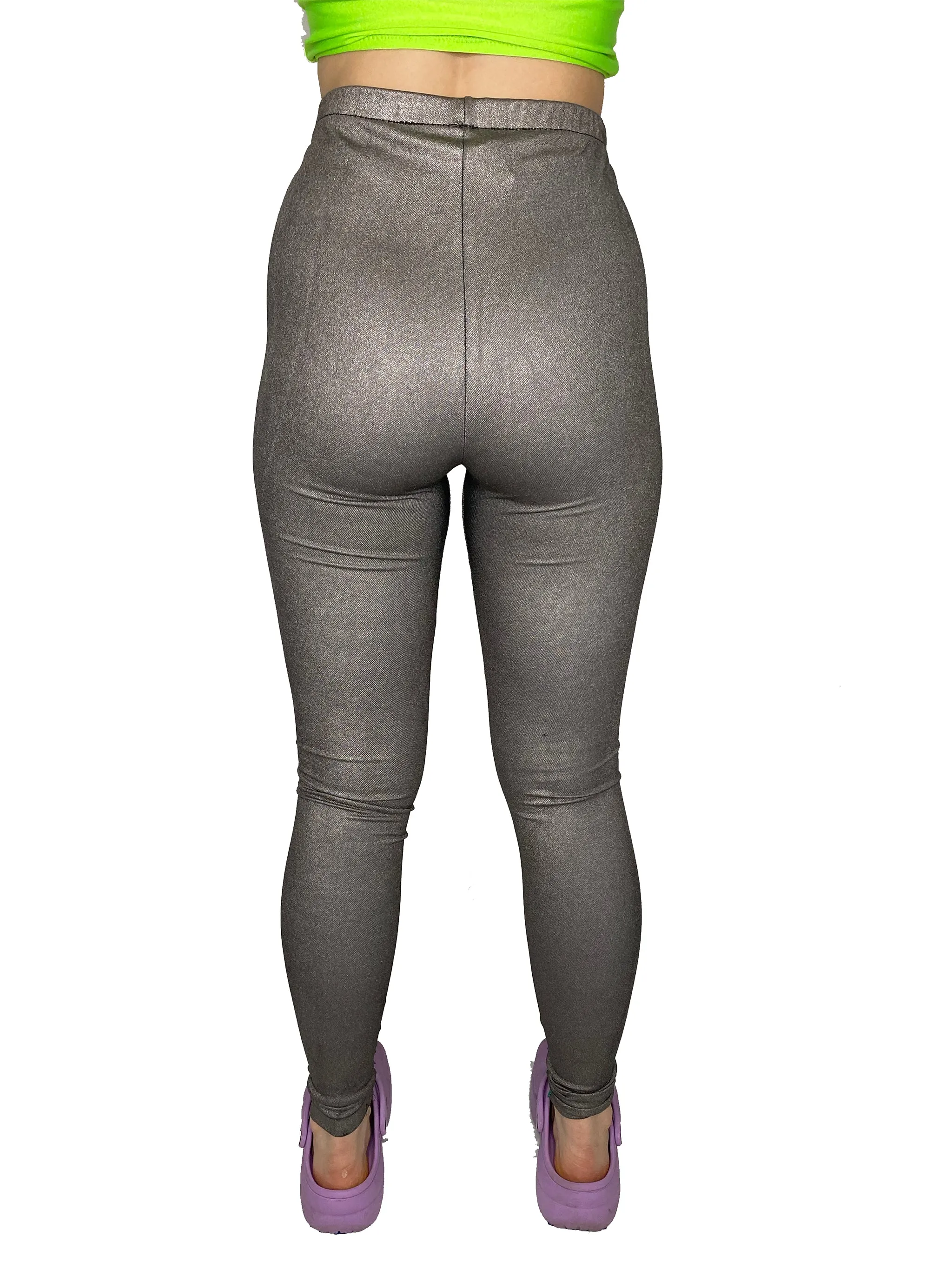 Gunmetal Riding Leggings (Medium)
