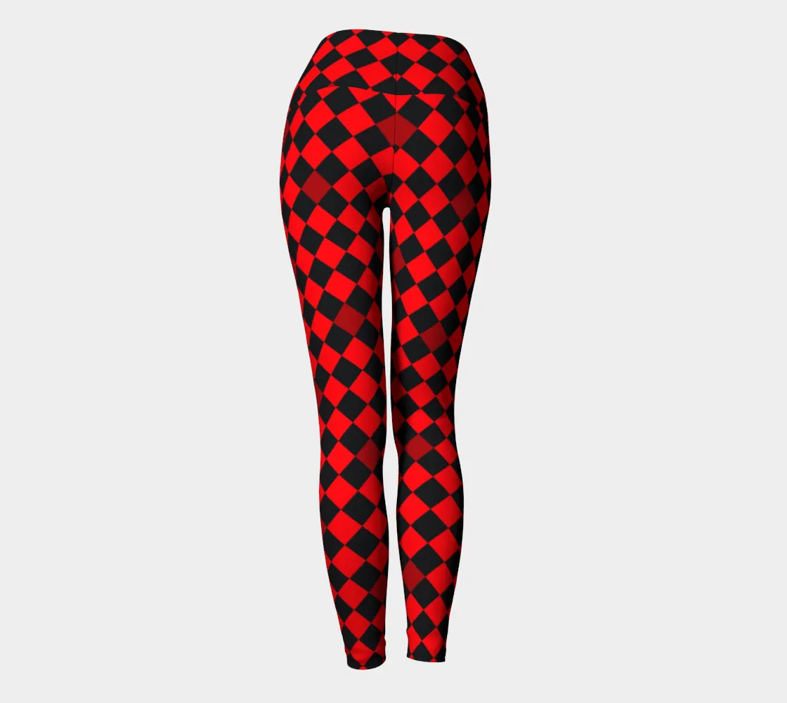 Harlequin Heights Yoga Leggings