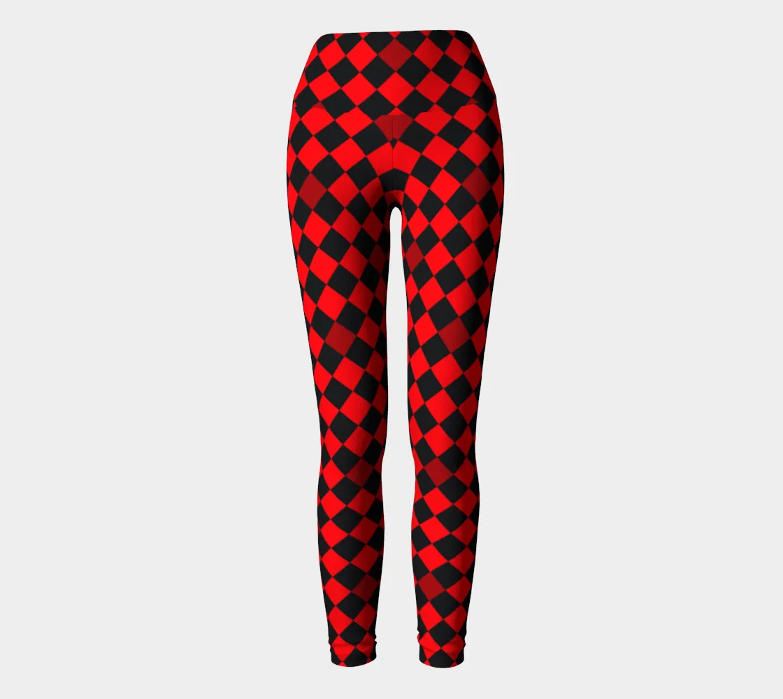 Harlequin Heights Yoga Leggings