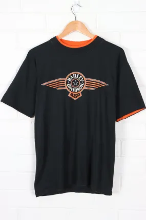 HARLEY DAVIDSON Thiel's Wheels Layered T-Shirt (S-M)