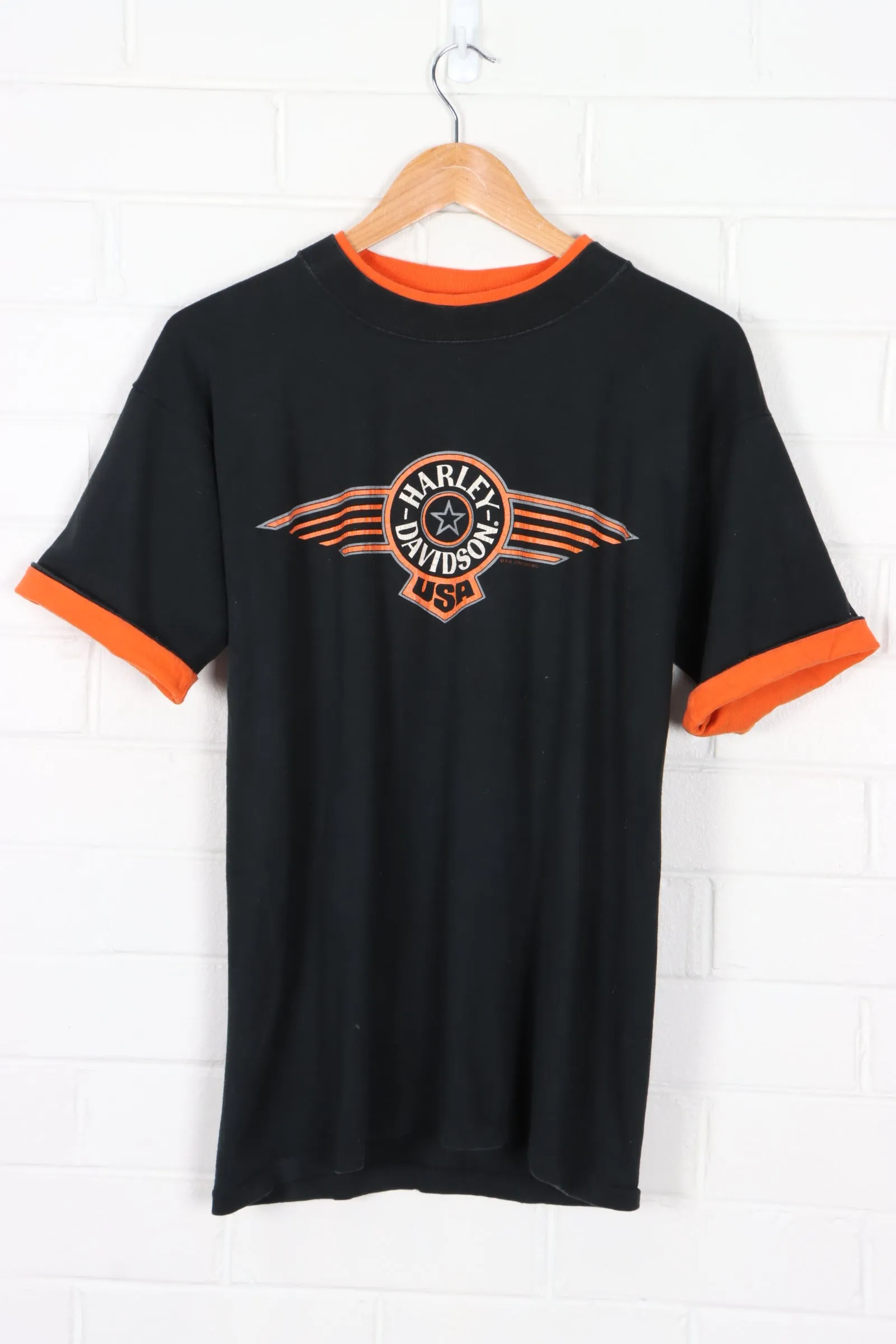 HARLEY DAVIDSON Thiel's Wheels Layered T-Shirt (S-M)