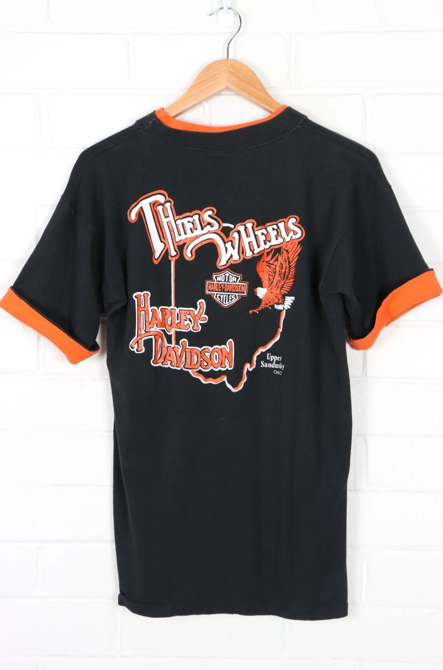 HARLEY DAVIDSON Thiel's Wheels Layered T-Shirt (S-M)