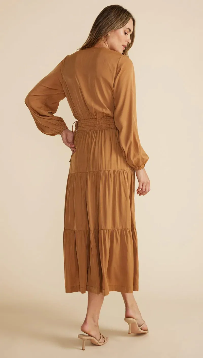 Harper Twist Blouse - Ochre