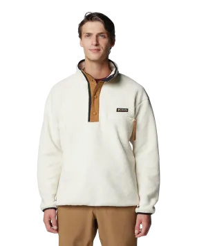 Helvetia II Half Snap Fleece Jacket in Chalk