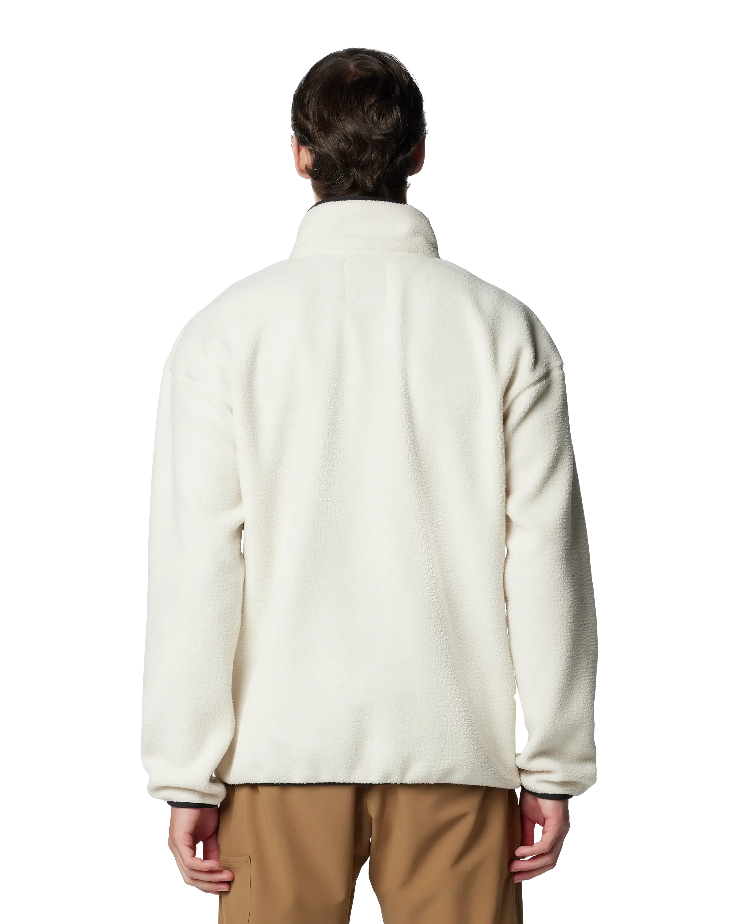 Helvetia II Half Snap Fleece Jacket in Chalk