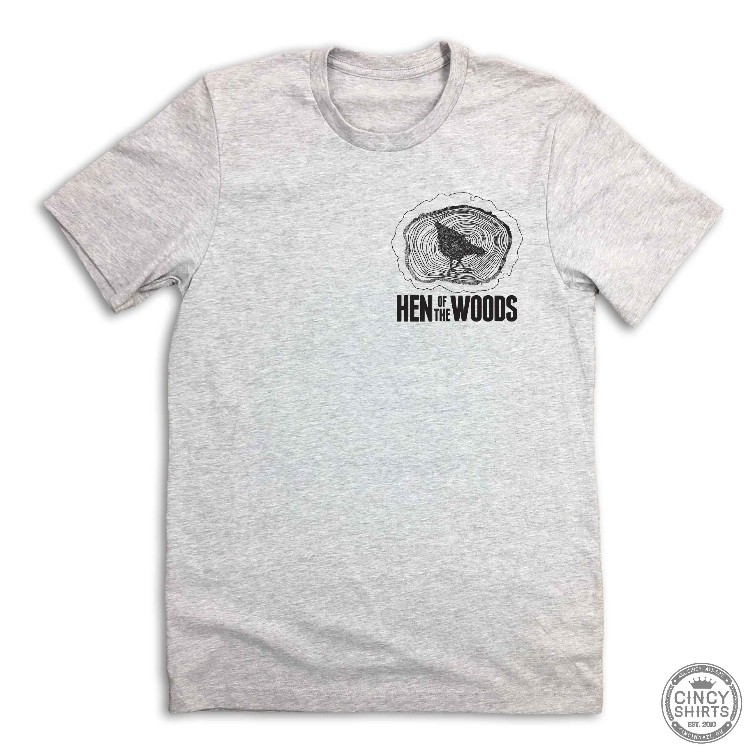 Hen Of The Woods Chest Logo T-Shirt