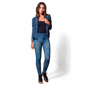 High Waisted Dark Jeans Legging