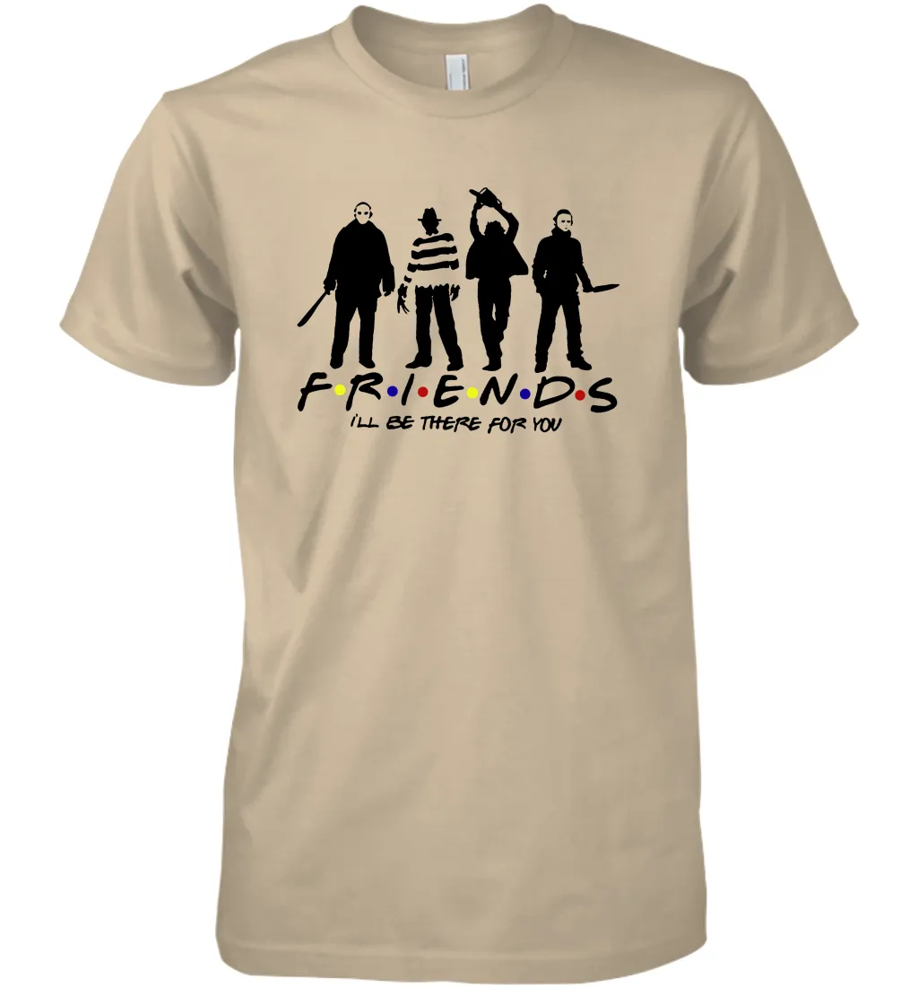 Horror Friends Jason Voorhees Freddy Krueger Texas Chain Saw Michael Myers Shirt Men's Premium T-Shirt