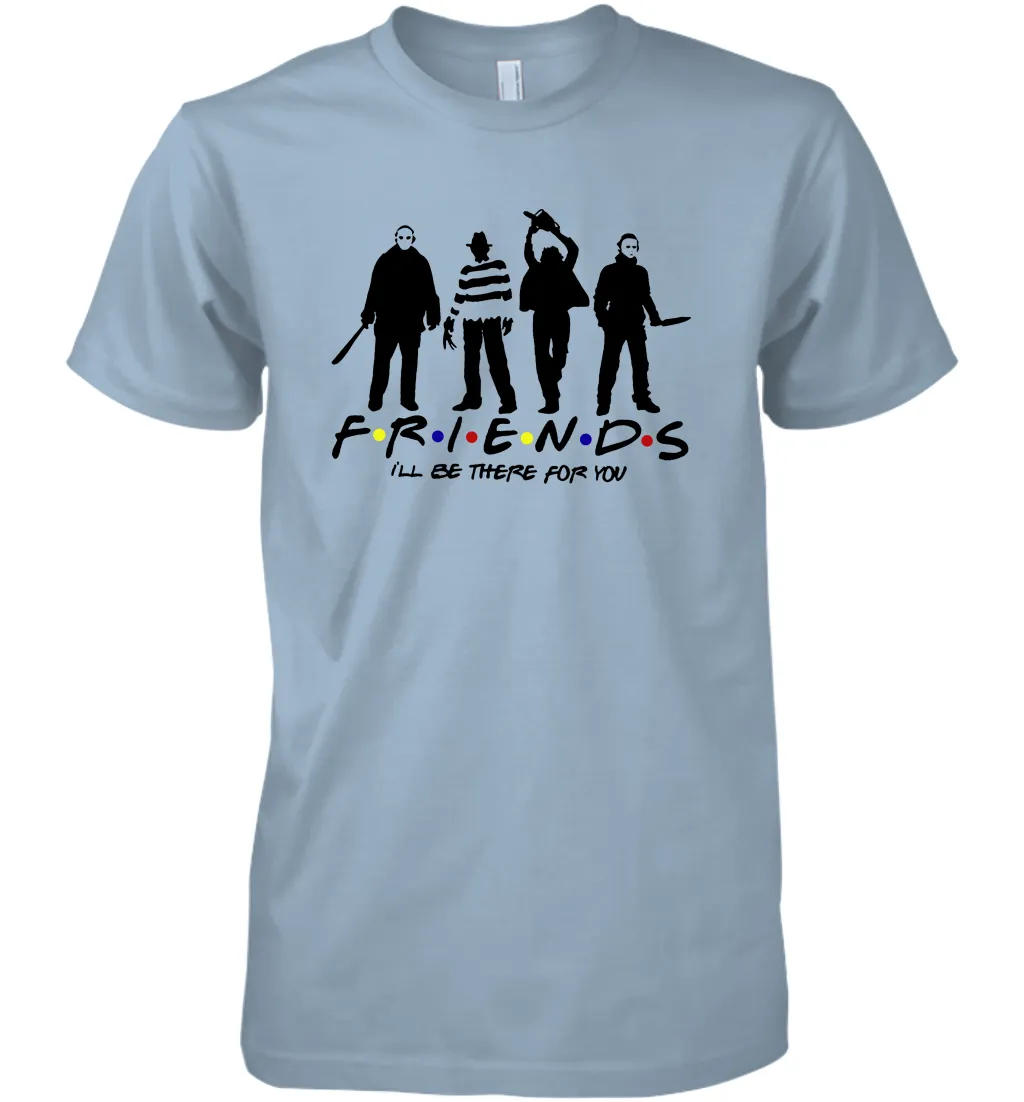Horror Friends Jason Voorhees Freddy Krueger Texas Chain Saw Michael Myers Shirt Men's Premium T-Shirt