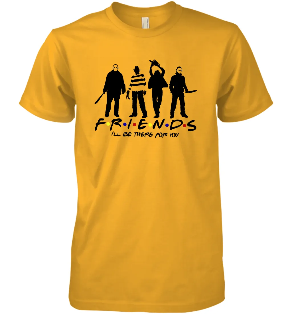 Horror Friends Jason Voorhees Freddy Krueger Texas Chain Saw Michael Myers Shirt Men's Premium T-Shirt