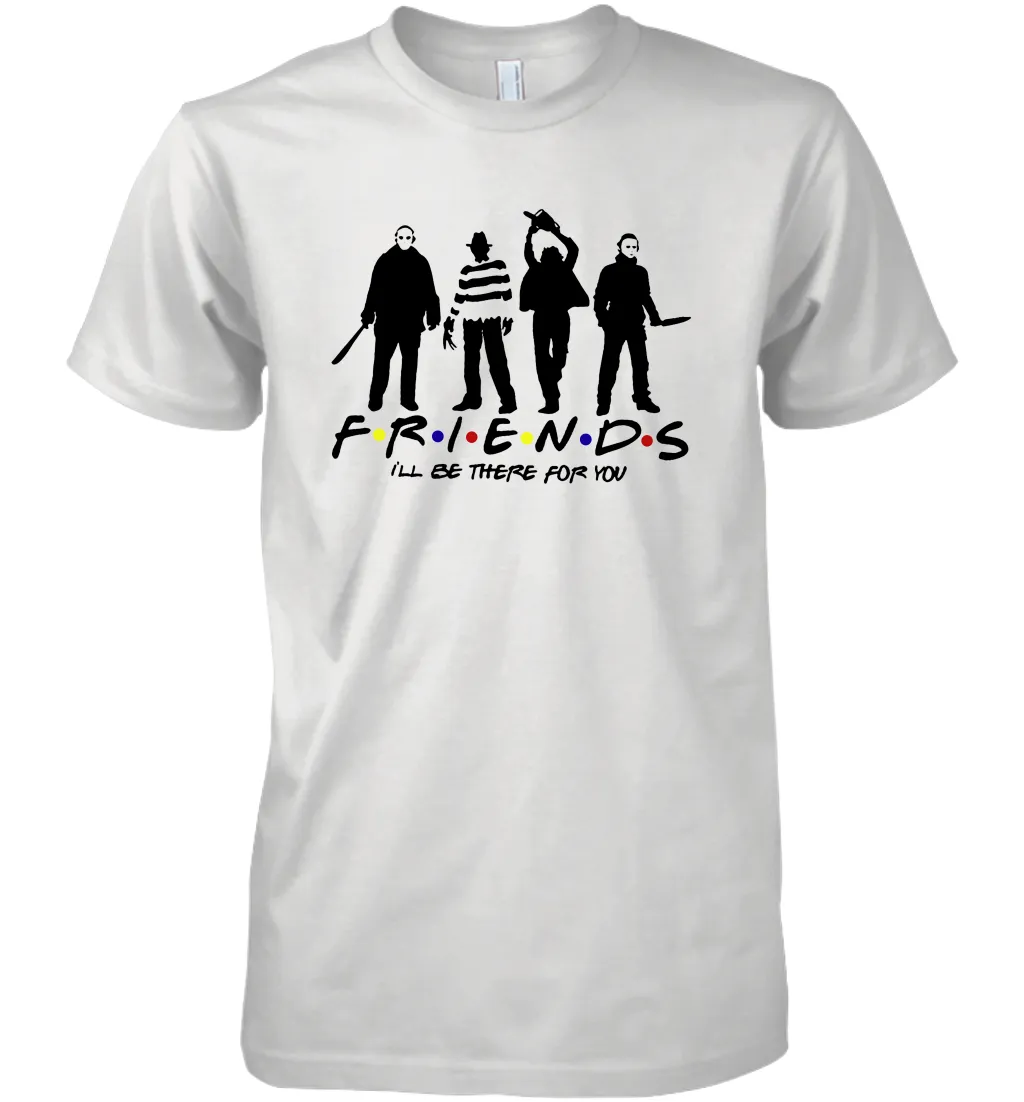 Horror Friends Jason Voorhees Freddy Krueger Texas Chain Saw Michael Myers Shirt Men's Premium T-Shirt