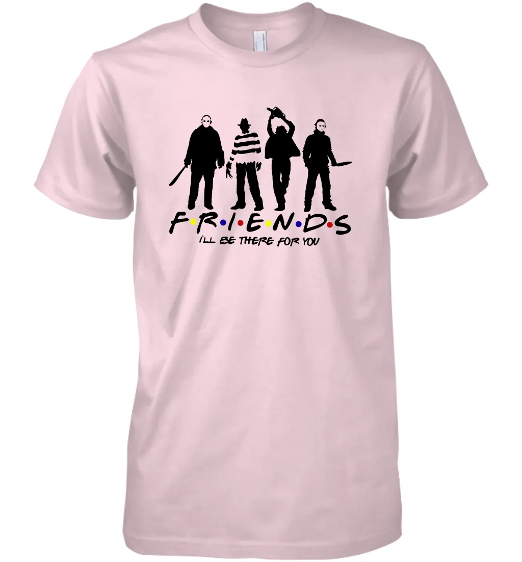 Horror Friends Jason Voorhees Freddy Krueger Texas Chain Saw Michael Myers Shirt Men's Premium T-Shirt